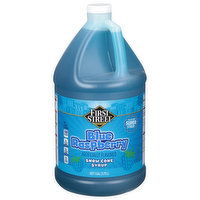 First Street Snow Cone Syrup, Blue Raspberry, 128 Ounce