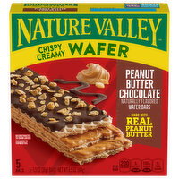 Nature Valley Crispy Creamy Peanut Butter Chocolate Wafer Bars - 5 Each