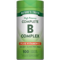 Nature's Truth Coated Caplets High Potency Complete Plus Vitamin C B-Complex - 100 Each