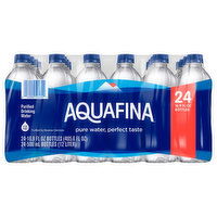 Aquafina Water, Purified Drinking - 24 Each