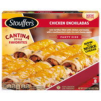 Stouffer's Enchiladas, Chicken, Cantina Style, Party Size - 57 Ounce