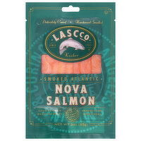 LASCco Salmon, Nova, Atlantic, Smoked - 3 Ounce