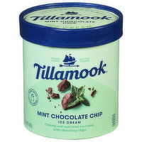 Tillamook Ice Cream, Mint Chocolate Chip - 1.5 Quart