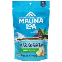 Mauna Loa Macadamias, Dry Roasted, Garlic Onion - 4 Ounce