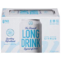 The Finnish Long Drink Gluten Free Zero Sugar Citrus Gin - 6 Each