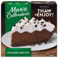 Marie Callender's Chocolate Satin Pie Frozen Dessert - 25.6 Ounce