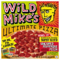Wild Mike's Rebel 14 Inch Ultimate Uncured Pepperoni Super Sized Pizza - 40.25 Ounce