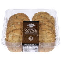 First Street Gourmet Cookies, White Chocolate Macadamia Nut, Premium - 12 Each