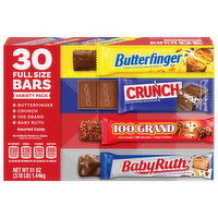 Ferrero Candy, Assorted, Full Size Bars, Variety Pack - 30 Each