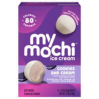 My/Mochi Ice Cream, Cookies and Cream - 6 Each