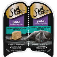 Sheba Signature Seafood Entrée Paté in Natural Juices Premium Cat Food - 2.64 Ounce