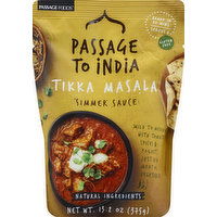 Passage to India Simmer Sauce, Tikka Masala - 13.2 Ounce