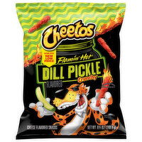 Cheetos Crunchy Flamin' Hot Dill Pickle Flavored Cheese Flavored Snacks - 8.5 Ounce