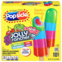 Popsicle Ice Pops, Jolly Rancher - 18 Each