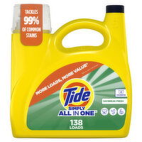 Tide Simply All-In-One Liquid Laundry Detergent, Daybreak Fresh - 182 Fluid ounce