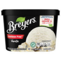 Breyers Ice Cream, Lactose Free, Light, Vanilla - 1.5 Quart