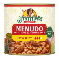 Juanita's Foods Menudo, Hot & Spicy - 25 Ounce