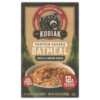 Kodiak Oatmeal, Protein Packed, Maple Brown Sugar