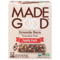 MadeGood Granola Bars, Chocolate Chip, Family Pack - 10.2 Ounce