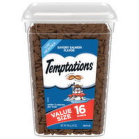 Temptations Treats for Cats, Savory Salmon Flavor, Value Size, 16 Ounce