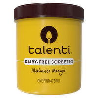 Talenti Sorbetto, Dairy-Free, Alphonso Mango