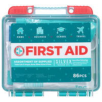 Be Smart Get Prepared First Aid, Assortment of Supplies - 86 Each