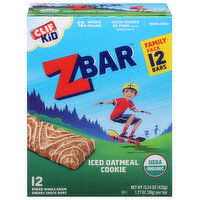 Zbar Energy Snack Bars, Iced Oatmeal Cookie, Family Pack - 12 Each