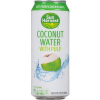 Sun Harvest Coconut Water, With Pulp - 16.5 Fluid ounce