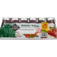 First Street 100% Juice, Apple - 24 Each