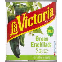 La Victoria Enchilada Sauce, Green, Mild - 28 Ounce