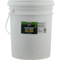 First Street Dill Chips, Hamburger, 1/8 Inch Cut - 5 Gallon