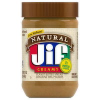 Jif Peanut Butter Spread, Low Sodium, Creamy, Natural - 16 Ounce