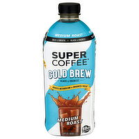 Super Coffee Medium Roast Black & Unsweet Cold Brew - 50 Fluid ounce