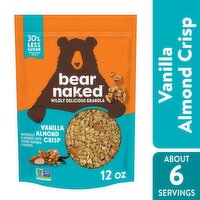 Bear Naked Granola Cereal, Vanilla Almond Crisp - 12 Ounce