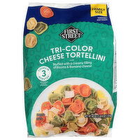 First Street Tri-Color Cheese Tortellini Family Size - 40 Ounce