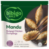 Bibigo Mandu Bulgogi Chicken Dumplings - 24 Ounce
