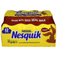 Nesquik Milk, Lowfat, Chocolate - 12 Each