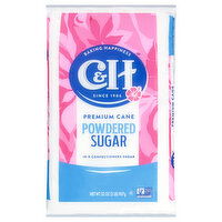 C&H Premium Cane Powdered Sugar, 32 Ounce