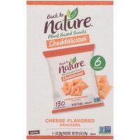 Back To Nature Cheddalicious Cheese Flavored Crackers - 6 Ounce