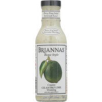 Briannas Dressing, Creamy Cilantro Lime, Home Style - 12 Fluid ounce