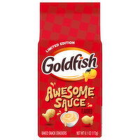 Goldfish Awesome Sauce Flavored Baked Snack Crackers - 6.1 Ounce