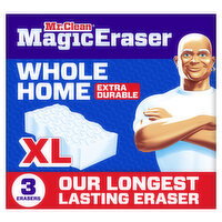 Mr. Clean Mr. Clean Magic Eraser Sponge, Whole Home Extra Durable XL, 3ct - 3 Each