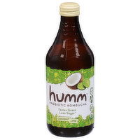 Humm Kombucha, Probiotic, Coconut Lime, 14 Ounce