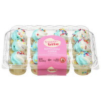 Two-Bite Birthday Cake Cupcakes - 10 Ounce