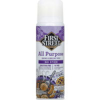 First Street Baking & Grilling Spray, No Stick, All Purpose - 5 Ounce