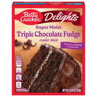 Betty Crocker Triple Chocolate Fudge Cake Mix