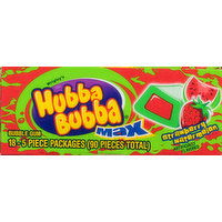 Hubba Bubba Bubble Gum, Strawberry Watermelon, Max - 18 Each