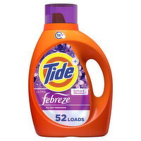 Tide Tide Ultra Febreze Liquid Laundry Detergent, Spring and Renewal scent, 73 fl oz, 52 Loads - 73 Ounce