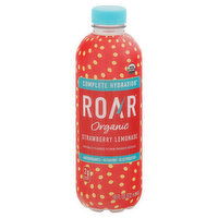 Roar Strawberry Lemonade, Organic, 18 Ounce