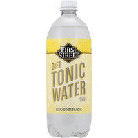 First Street Tonic Water, Diet - 33.8 Ounce